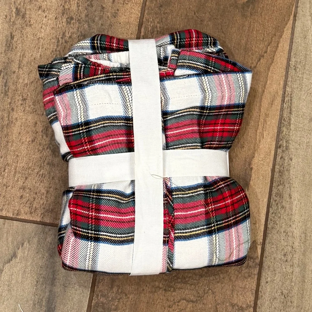 Stewart Plaid Flannel Pajama Set - PBK